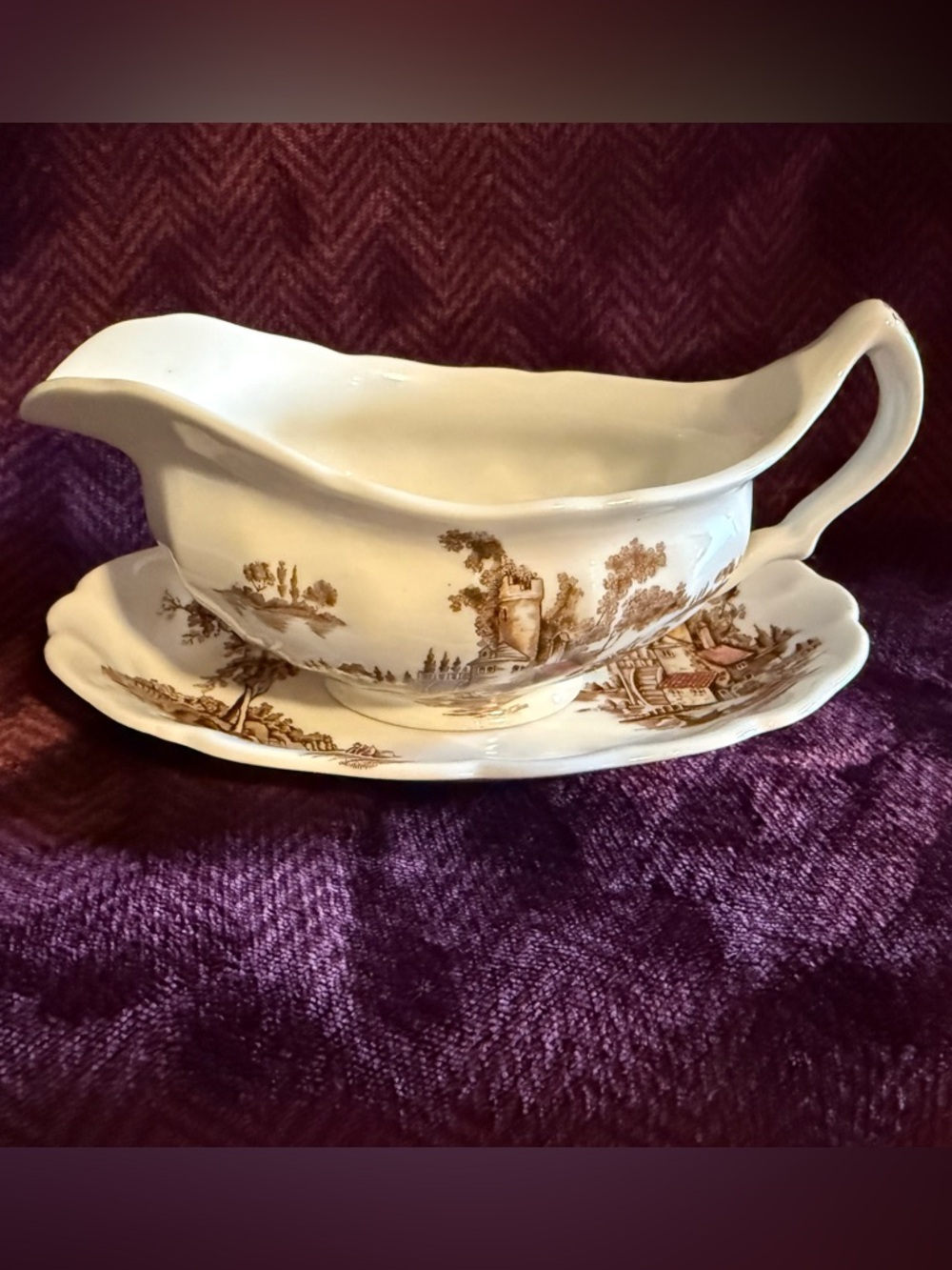 The Old Mill Gravy Boat